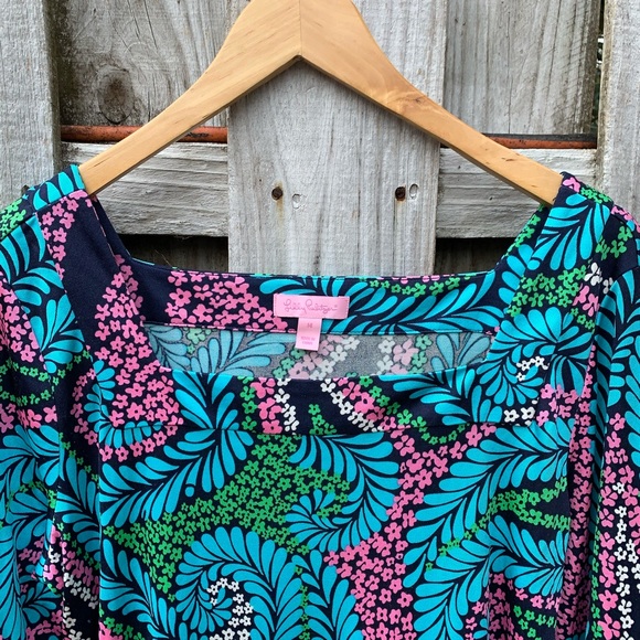 Lilly Pulitzer Newport Jersey Dress in Paisley - Picture 3 of 8